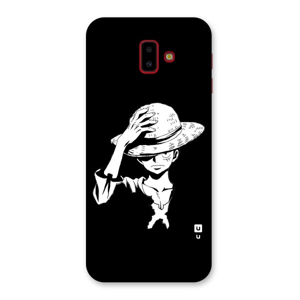 Anime One Piece Luffy Silhouette Back Case for Galaxy J6 Plus