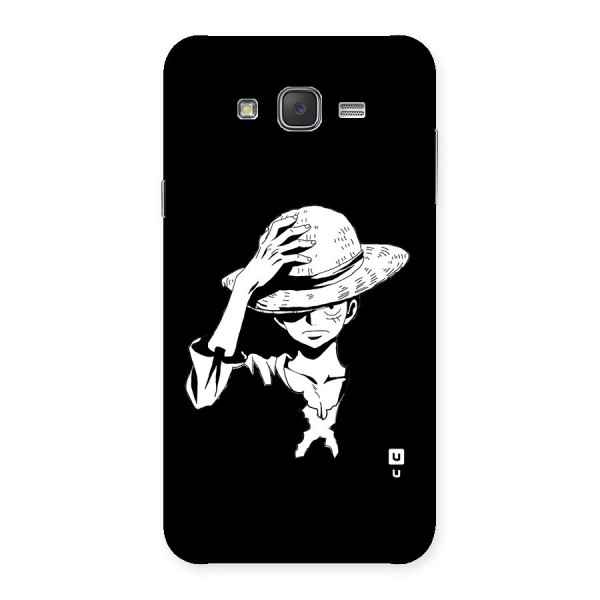 Anime One Piece Luffy Silhouette Back Case for Galaxy J7