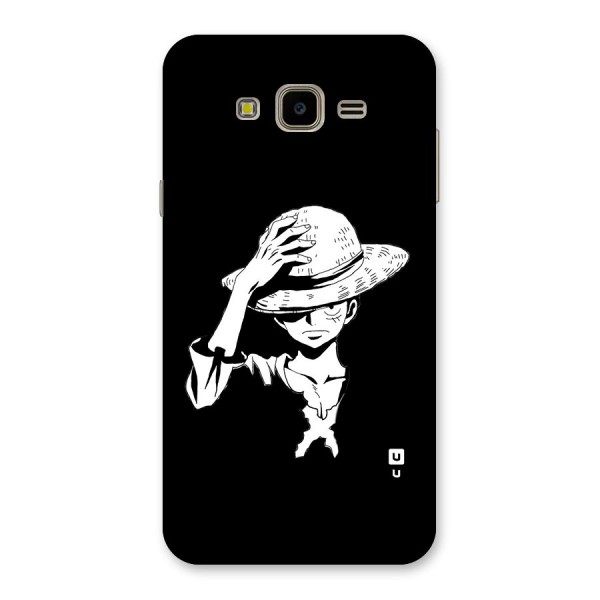 Anime One Piece Luffy Silhouette Back Case for Galaxy J7 Nxt