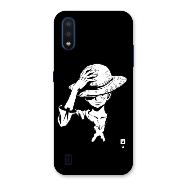 Anime One Piece Luffy Silhouette Back Case for Galaxy M01