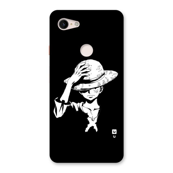 Anime One Piece Luffy Silhouette Back Case for Google Pixel 3 XL