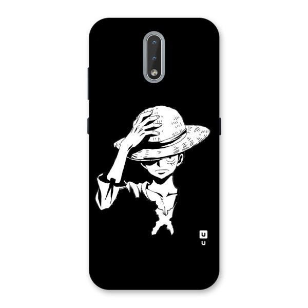 Anime One Piece Luffy Silhouette Back Case for Nokia 2.3