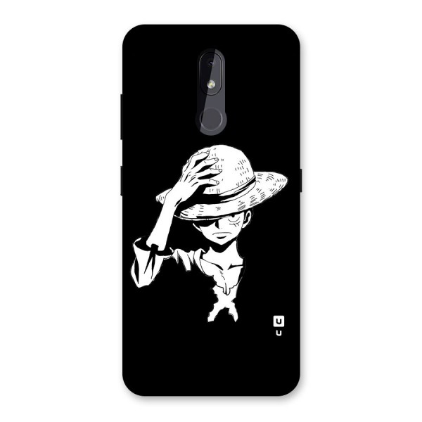 Anime One Piece Luffy Silhouette Back Case for Nokia 3.2