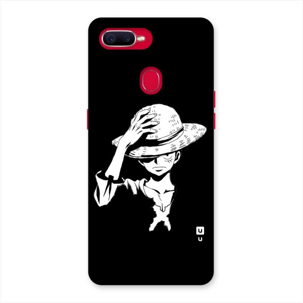 Anime One Piece Luffy Silhouette Back Case for Oppo F9 Pro