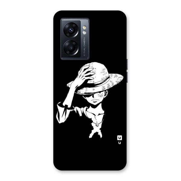 Anime One Piece Luffy Silhouette Back Case for Oppo K10 5G