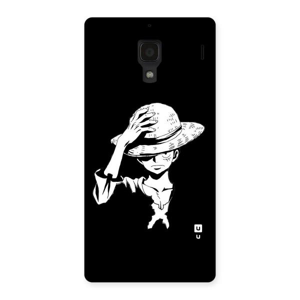 Anime One Piece Luffy Silhouette Back Case for Redmi 1s