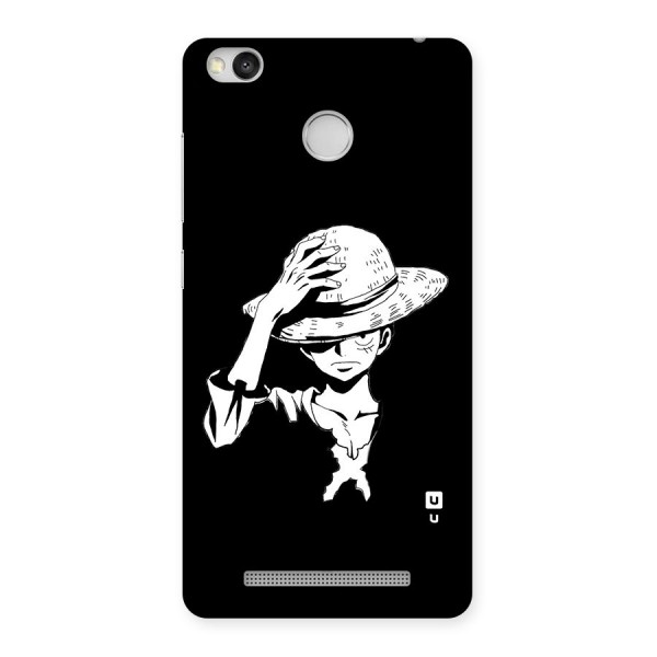 Anime One Piece Luffy Silhouette Back Case for Redmi 3S Prime
