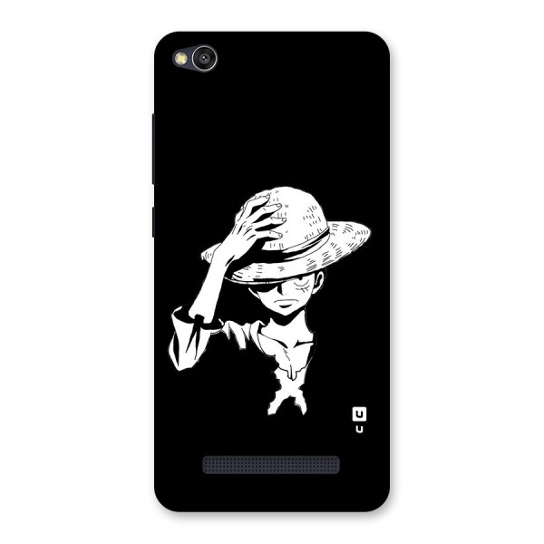 Anime One Piece Luffy Silhouette Back Case for Redmi 4A