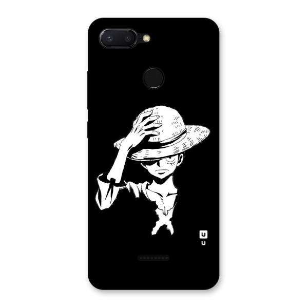 Anime One Piece Luffy Silhouette Back Case for Redmi 6