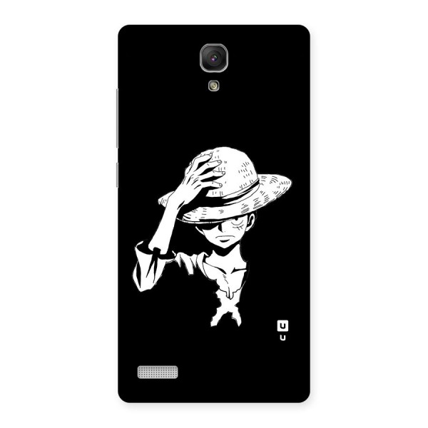 Anime One Piece Luffy Silhouette Back Case for Redmi Note