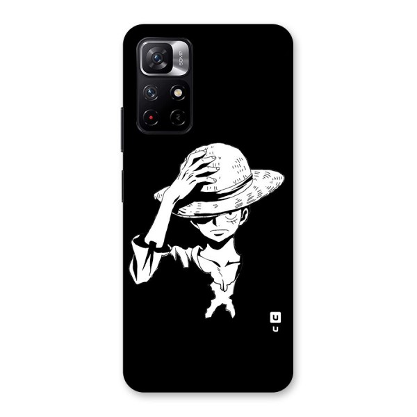 Anime One Piece Luffy Silhouette Back Case for Redmi Note 11T 5G