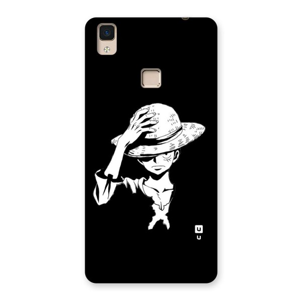 Anime One Piece Luffy Silhouette Back Case for V3 Max