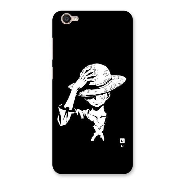 Anime One Piece Luffy Silhouette Back Case for Vivo Y55s