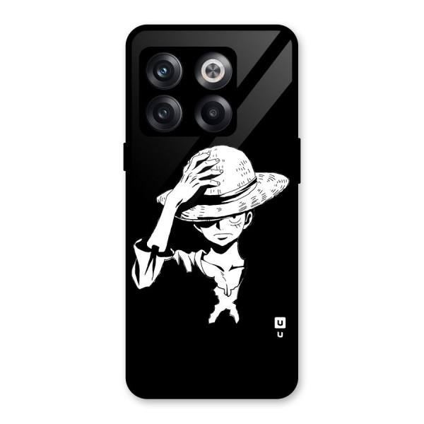Anime One Piece Luffy Silhouette Glass Back Case for OnePlus 10T