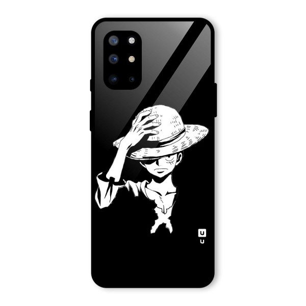 Anime One Piece Luffy Silhouette Glass Back Case for OnePlus 8T