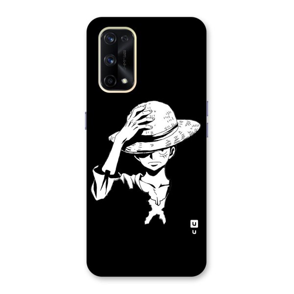 Anime One Piece Luffy Silhouette Glass Back Case for Realme X7 Pro