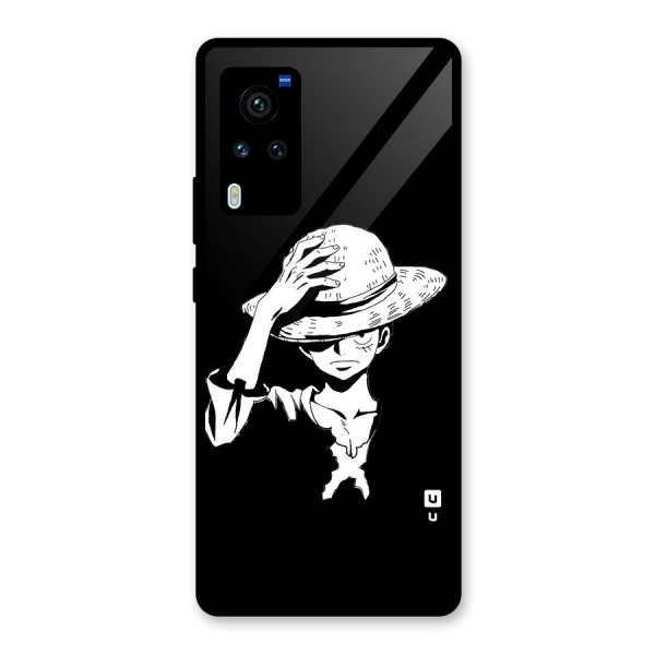Anime One Piece Luffy Silhouette Glass Back Case for Vivo X60 Pro