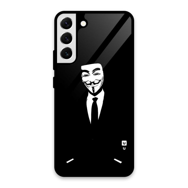 Anonymous Cool Gentleman Glass Back Case for Galaxy S22 Plus 5G
