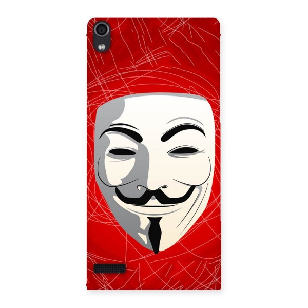 Anonymous Mask Abstract  Back Case for Ascend P6