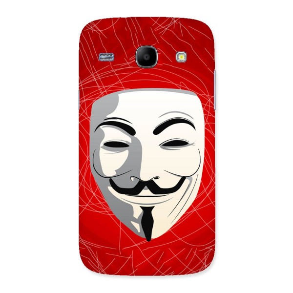Anonymous Mask Abstract  Back Case for Galaxy Core
