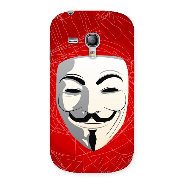 Anonymous Mask Abstract  Back Case for Galaxy S3 Mini