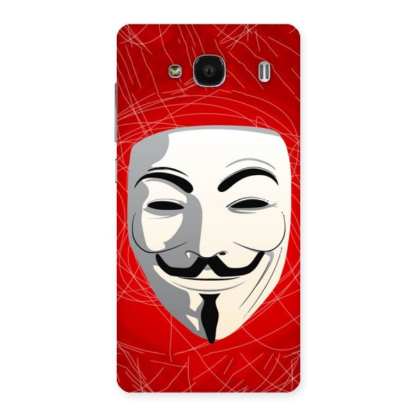 Anonymous Mask Abstract  Back Case for Redmi 2s