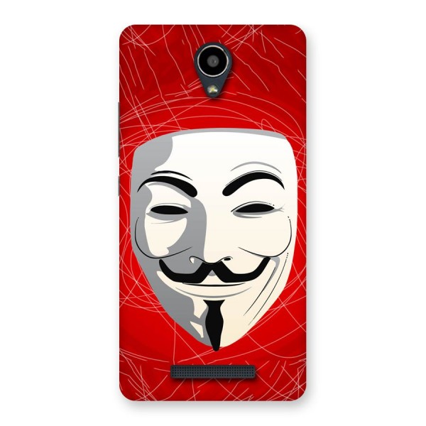 Anonymous Mask Abstract  Back Case for Redmi Note 2