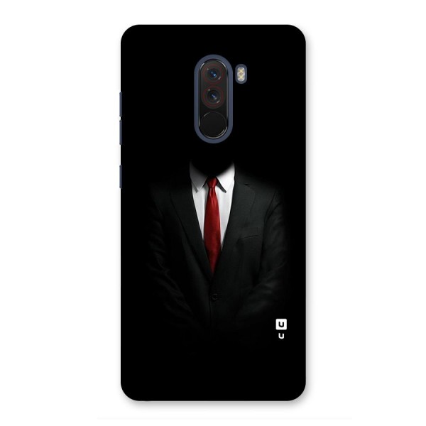 Anonymous Suit Glass Back Case for Poco F1