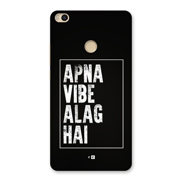 Apna Vibe Back Case for Mi Max 2