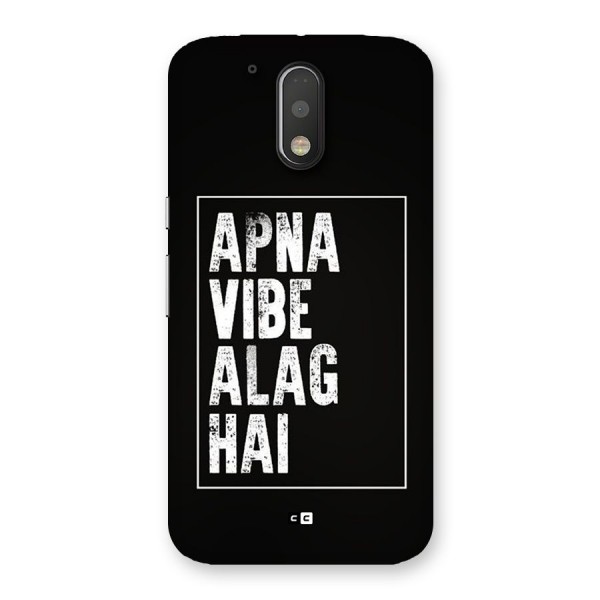 Apna Vibe Back Case for Moto G4 Plus