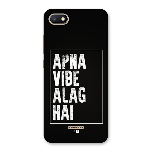Apna Vibe Back Case for Redmi 6A
