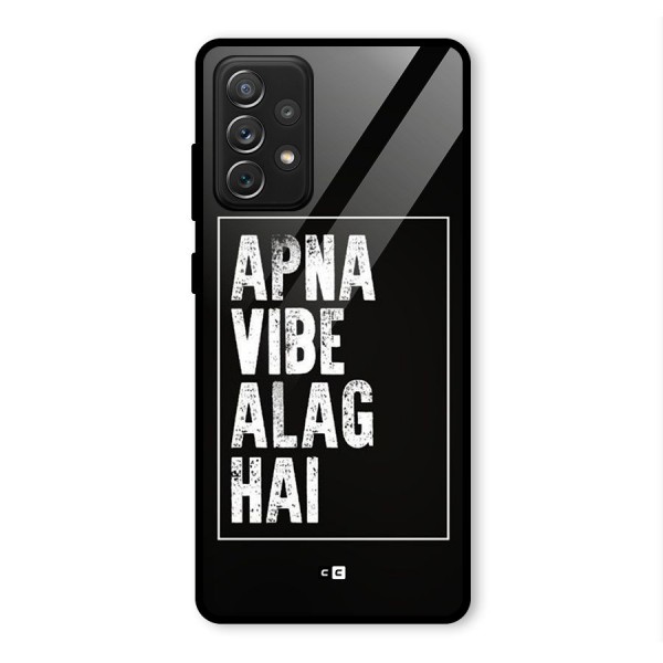 Apna Vibe Glass Back Case for Galaxy A72