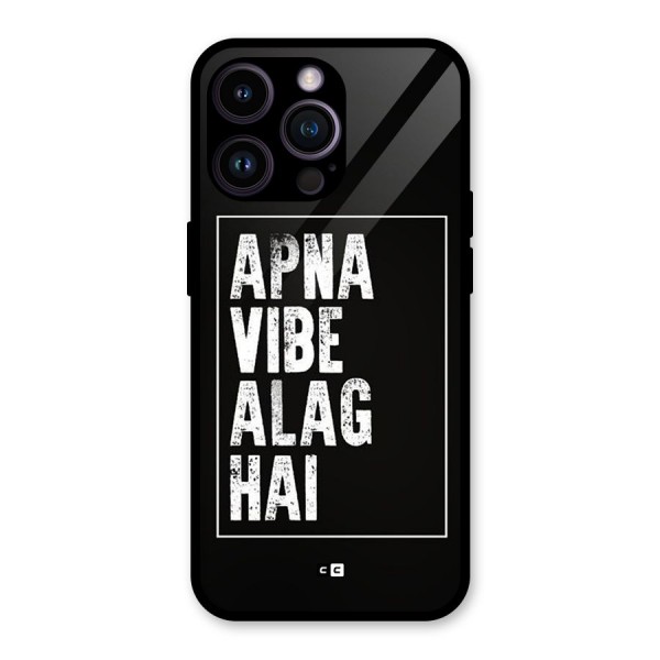 Apna Vibe Glass Back Case for iPhone 14 Pro Max