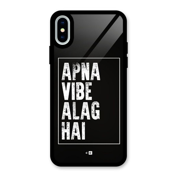Apna Vibe Glass Back Case for iPhone X