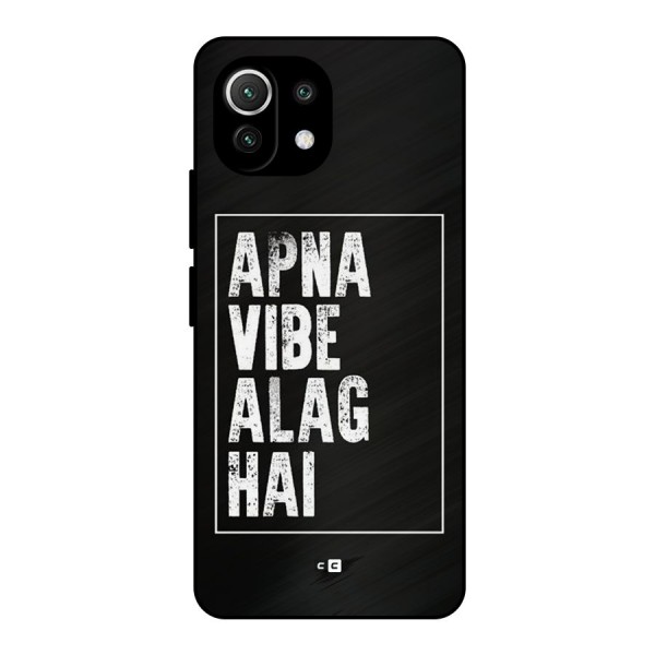 Apna Vibe Metal Back Case for Mi 11 Lite