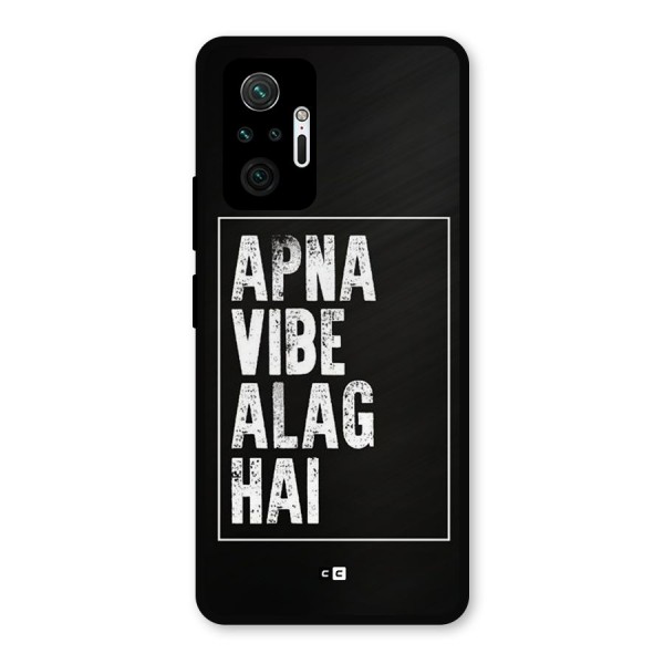 Apna Vibe Metal Back Case for Redmi Note 10 Pro Max