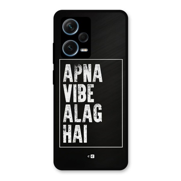 Apna Vibe Metal Back Case for Redmi Note 12 Pro Plus 5G