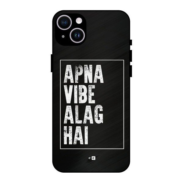 Apna Vibe Metal Back Case for iPhone 14 Plus