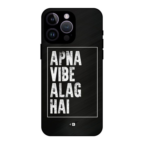 Apna Vibe Metal Back Case for iPhone 14 Pro Max