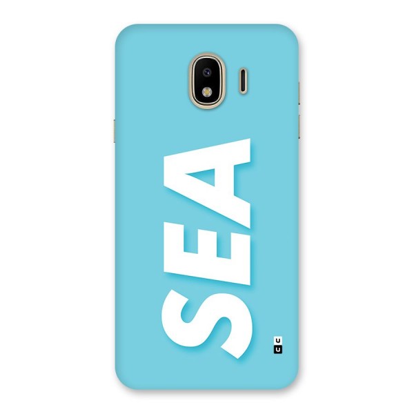 Aqua Sea Back Case for Galaxy J4