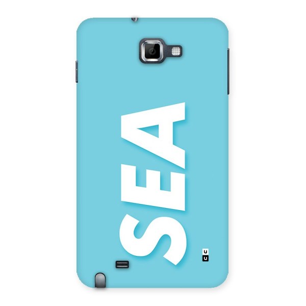 Aqua Sea Back Case for Galaxy Note