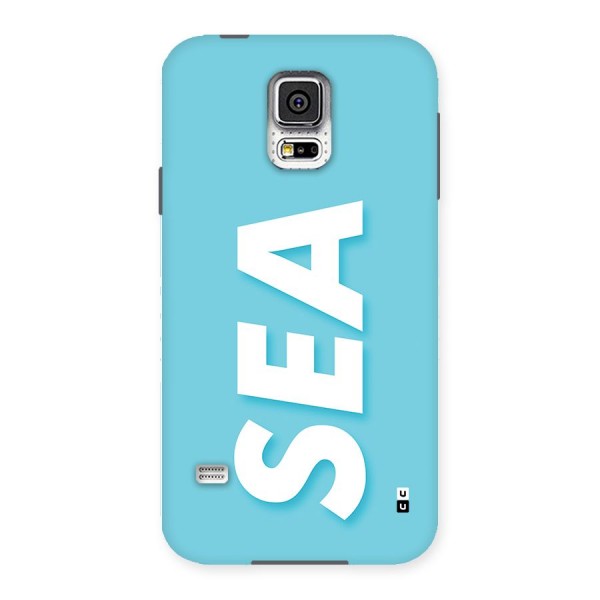 Aqua Sea Back Case for Galaxy S5