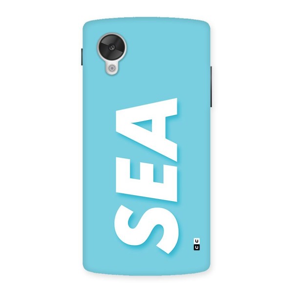 Aqua Sea Back Case for Google Nexus 5