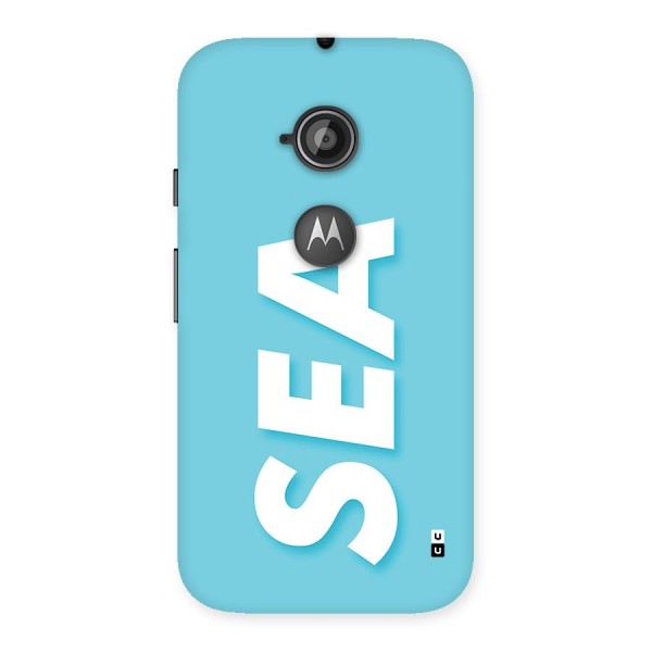 Aqua Sea Back Case for Moto E 2nd Gen