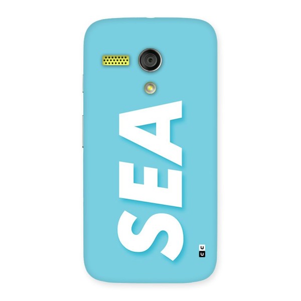 Aqua Sea Back Case for Moto G