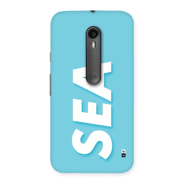 Aqua Sea Back Case for Moto G3