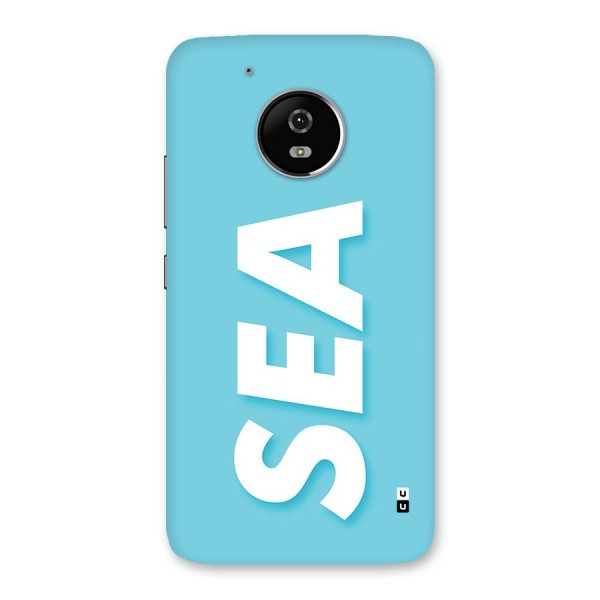 Aqua Sea Back Case for Moto G5