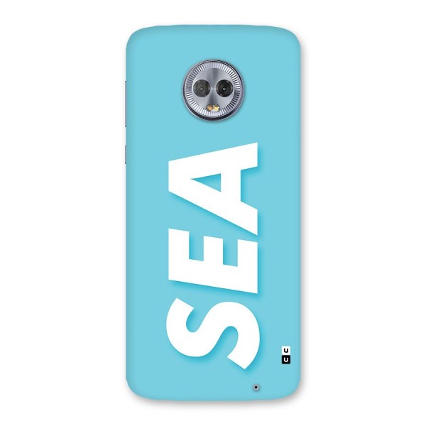 Aqua Sea Back Case for Moto G6 Plus