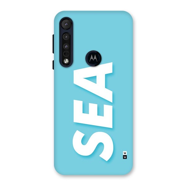 Aqua Sea Back Case for Motorola One Macro