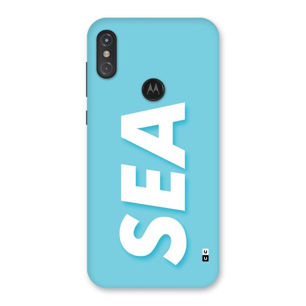 Aqua Sea Back Case for Motorola One Power